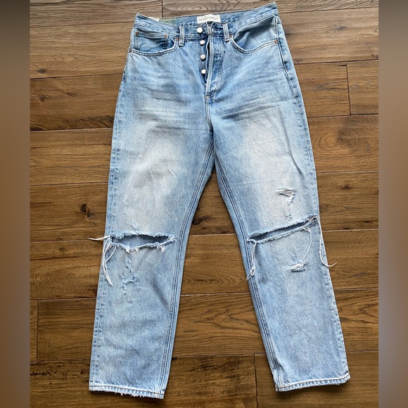 DENIM FORUM JONI LOOSE HIGH RISE 29L ARITZIA JEANS - Picture 4 of 5